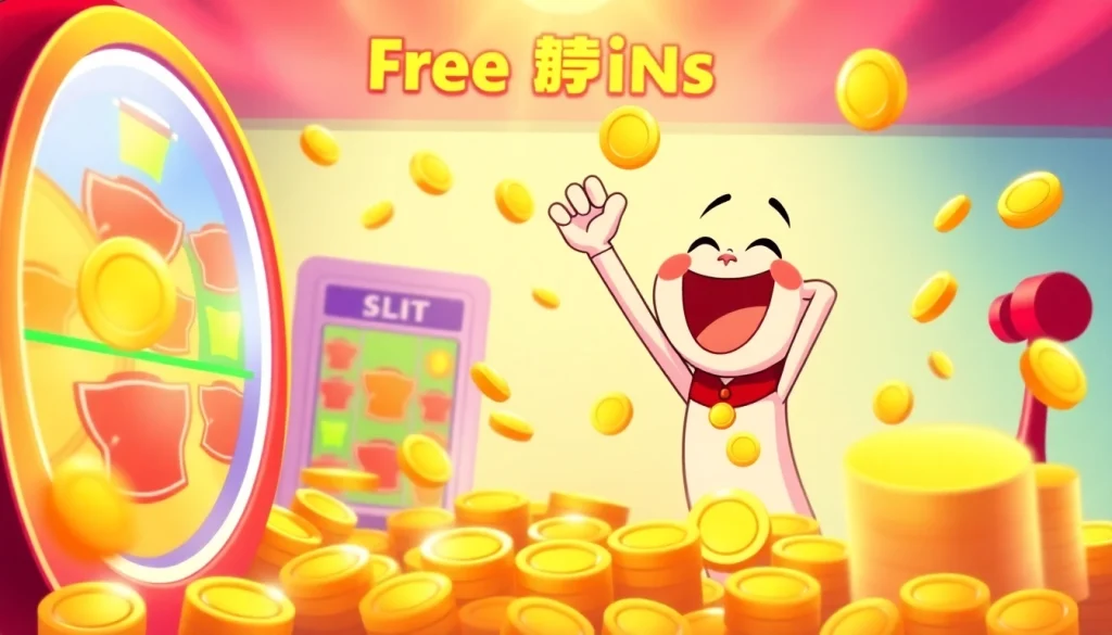 Experience the thrill of สปินฟรี with exciting slot machine rewards and joyful celebrations!