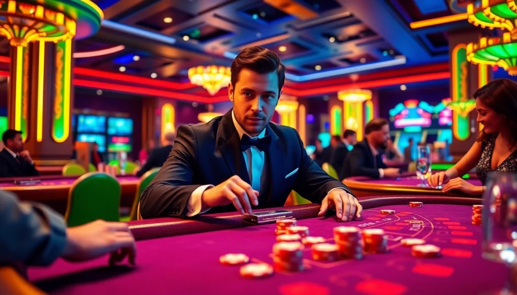 Experience the thrill of playing at jun88's vibrant online casino with live dealers and immersive gameplay.